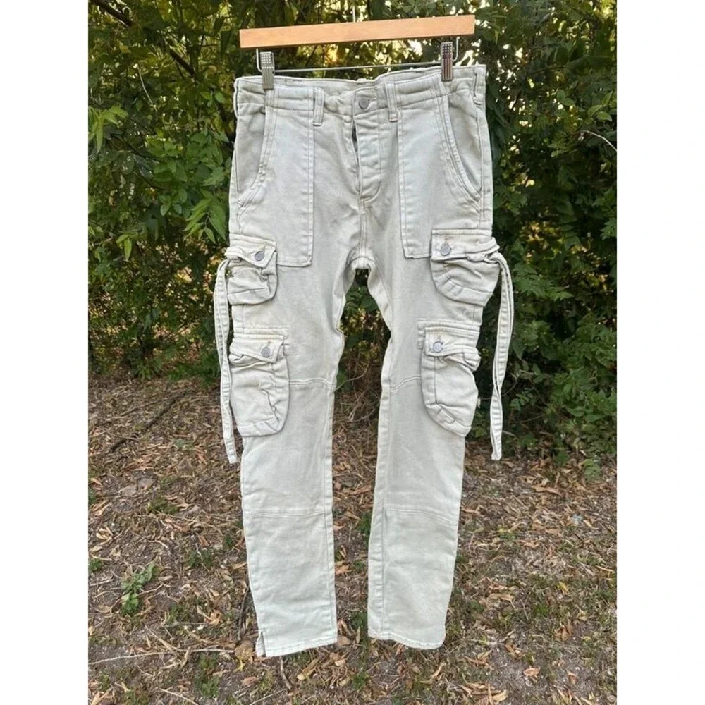 Mens Mnml Cargo Jean Pants Size 30